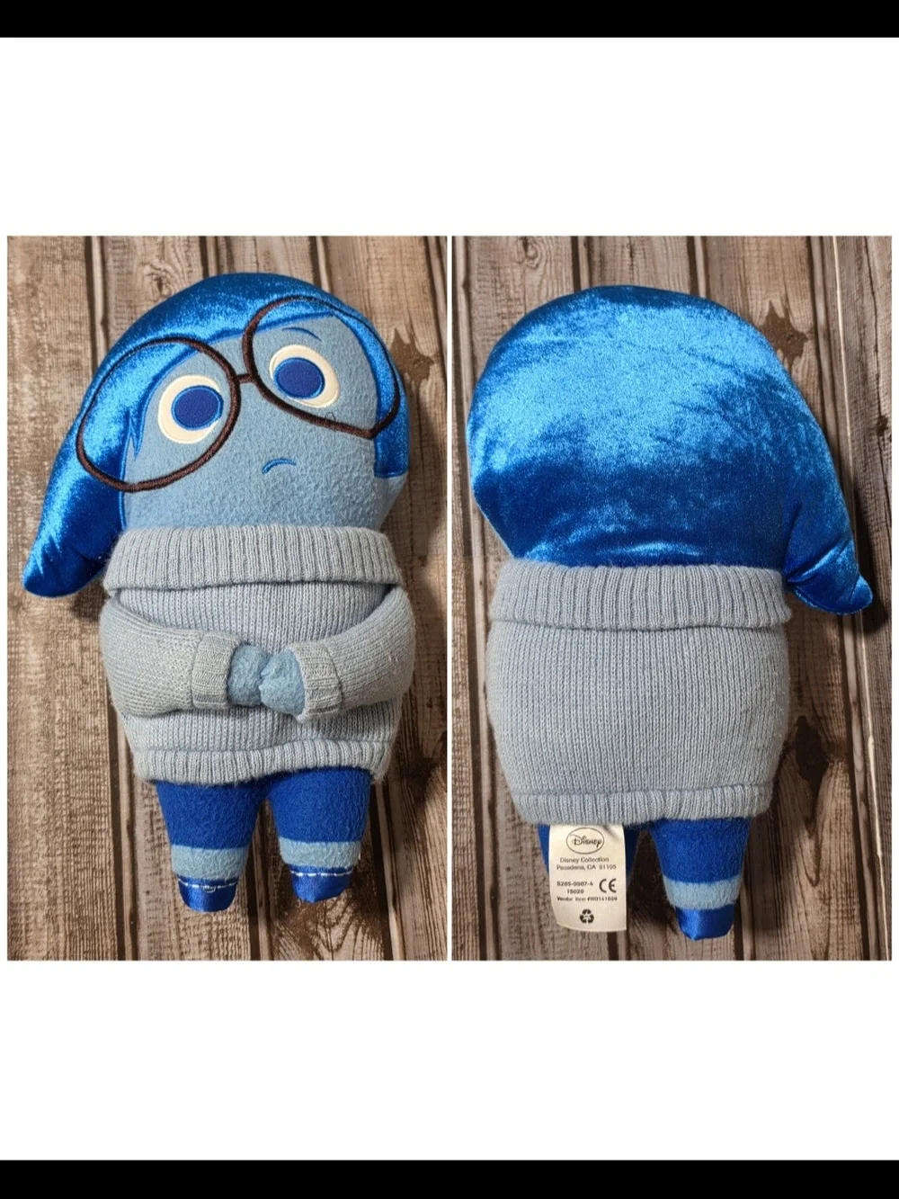 Set of 5 Inside Out Plush Dolls (2015)